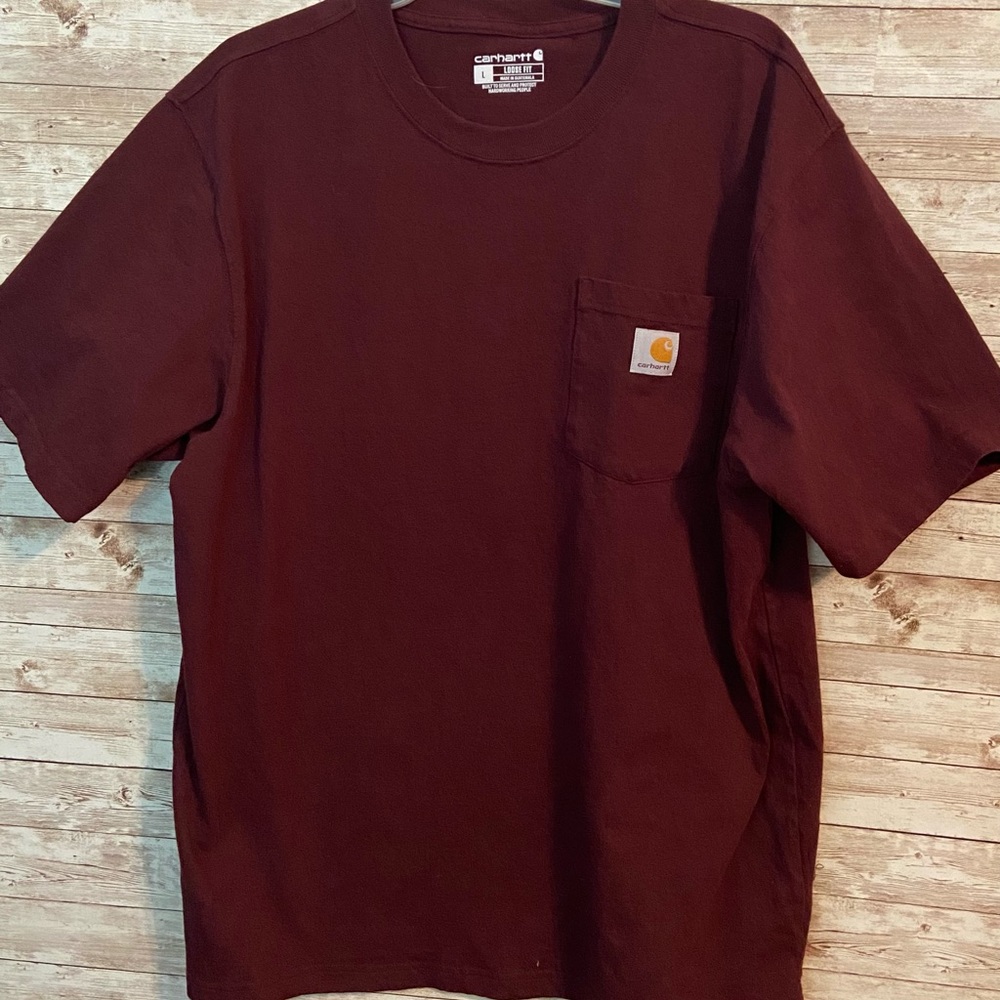 Carhartt T Shirt, Size L, Loose Fit